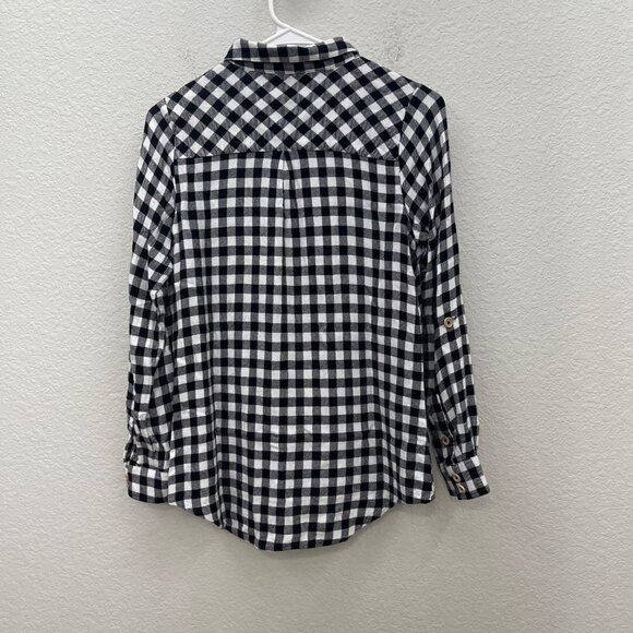 Matilda Jane Joanna Gaines Magnolia Dreams Plaid Popover Shirt Top Womens Small - Picture 7 of 7